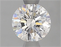 Natural Diamond 0.80 Carats, Round with Excellent Cut, F Color, VVS2 Clarity and Certified by GIA
