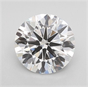 Lab Grown Diamond 1.04 Carats, Round with Ideal Cut, D Color, VVS2 Clarity and Certified by IGI