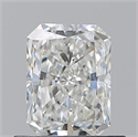 Natural Diamond 0.71 Carats, Radiant with  Cut, H Color, VS1 Clarity and Certified by GIA