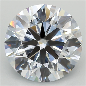 Picture of Lab Grown Diamond 5.79 Carats, Round with Ideal Cut, G Color, VVS2 Clarity and Certified by IGI