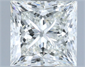 Natural Diamond 2.00 Carats, Princess with  Cut, I Color, VS2 Clarity and Certified by IGI