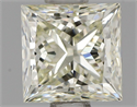 Natural Diamond 1.01 Carats, Princess with  Cut, K Color, VVS2 Clarity and Certified by IGI