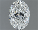 Natural Diamond 1.22 Carats, Oval with  Cut, G Color, SI2 Clarity and Certified by GIA