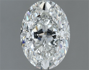 Picture of Natural Diamond 1.22 Carats, Oval with  Cut, G Color, SI2 Clarity and Certified by GIA