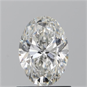 Natural Diamond 0.90 Carats, Oval with  Cut, G Color, VS2 Clarity and Certified by GIA