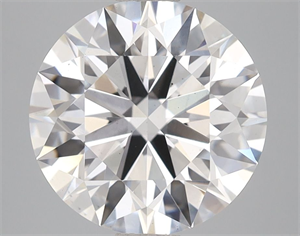 Picture of Lab Grown Diamond 4.04 Carats, Round with Ideal Cut, E Color, VS2 Clarity and Certified by IGI