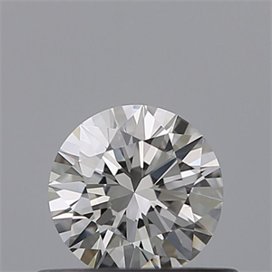 Picture of Natural Diamond 0.40 Carats, Round with Excellent Cut, F Color, VVS1 Clarity and Certified by GIA