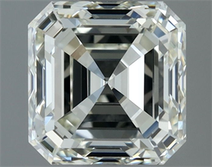 Picture of Natural Diamond 1.01 Carats, Asscher with  Cut, K Color, VVS2 Clarity and Certified by IGI
