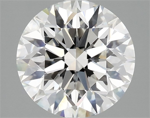 Picture of Lab Grown Diamond 3.05 Carats, Round with Excellent Cut, F Color, VVS2 Clarity and Certified by IGI