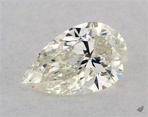 Foto Diamante Natural 0.90 quilates, De pera , Color K, claridad SI1 y certificado GIA de