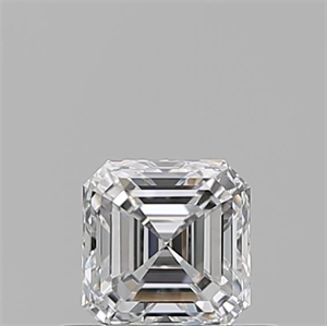 Foto Diamante Natural 0.50 quilates, Asscher , Color D, claridad VS1 y certificado GIA de