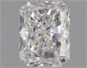 Natural Diamond 0.71 Carats, Radiant with  Cut, G Color, VS2 Clarity and Certified by GIA