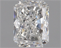 Natural Diamond 0.71 Carats, Radiant with  Cut, G Color, VS2 Clarity and Certified by GIA