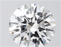 Lab Grown Diamond 3.00 Carats, Round with Excellent Cut, E Color, VS1 Clarity and Certified by IGI