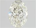 Natural Diamond 0.71 Carats, Oval with  Cut, J Color, VVS1 Clarity and Certified by GIA