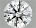 Lab Grown Diamond 1.02 Carats, Round with Ideal Cut, E Color, VVS2 Clarity and Certified by IGI
