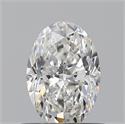Diamante Natural 0.54 quilates, Ovalado , Color G, claridad VVS2 y certificado GIA
