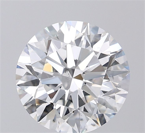 Picture of Natural Diamond 3.01 Carats, Round with Excellent Cut, F Color, SI1 Clarity and Certified by GIA