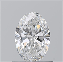 Natural Diamond 0.70 Carats, Oval with  Cut, E Color, VVS1 Clarity and Certified by GIA