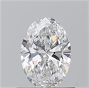 Natural Diamond 0.70 Carats, Oval with  Cut, E Color, VVS1 Clarity and Certified by GIA