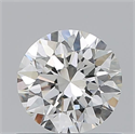 Natural Diamond 0.71 Carats, Round with Excellent Cut, I Color, VVS2 Clarity and Certified by GIA