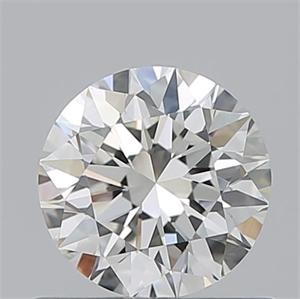 Picture of Natural Diamond 0.71 Carats, Round with Excellent Cut, I Color, VVS2 Clarity and Certified by GIA