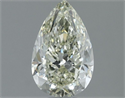 Natural Diamond 1.00 Carats, Pear with  Cut, K Color, VS1 Clarity and Certified by IGI