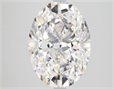 Natural Diamond 5.09 Carats, Oval with  Cut, F Color, IF Clarity and Certified by GIA