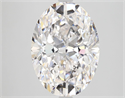 Natural Diamond 5.09 Carats, Oval with  Cut, F Color, IF Clarity and Certified by GIA
