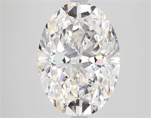 Picture of Natural Diamond 5.09 Carats, Oval with  Cut, F Color, IF Clarity and Certified by GIA