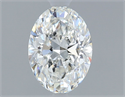 Diamante Natural 0.70 quilates, Ovalado , Color F, claridad VS2 y certificado GIA