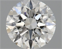 Natural Diamond 0.82 Carats, Round with Excellent Cut, F Color, VVS1 Clarity and Certified by IGI