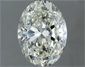 Natural Diamond 1.50 Carats, Oval with  Cut, I Color, VVS1 Clarity and Certified by IGI