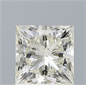 Natural Diamond 1.02 Carats, Princess with  Cut, I Color, SI1 Clarity and Certified by IGI