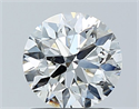 Natural Diamond 1.05 Carats, Round with Excellent Cut, H Color, SI2 Clarity and Certified by GIA