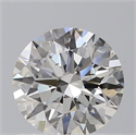 Natural Diamond 0.60 Carats, Round with Excellent Cut, I Color, SI1 Clarity and Certified by GIA