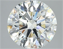 Diamante Natural 3.70 quilates, Redondo , Color J, claridad VS1 y certificado GIA