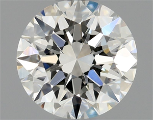 Foto Diamante Natural 0.51 quilates, Redondo , Color H, claridad VS1 y certificado GIA de