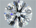 Natural Diamond 4.02 Carats, Round with Excellent Cut, E Color, VS2 Clarity and Certified by GIA