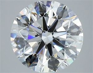Picture of Natural Diamond 4.02 Carats, Round with Excellent Cut, E Color, VS2 Clarity and Certified by GIA