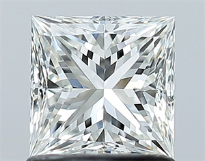 Foto Diamante Natural 1.01 quilates, Princesa , Color G, claridad VVS1 y certificado GIA de