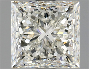 Foto Diamante Natural 2.01 quilates, Princesa , Color J, claridad SI1 y certificado GIA de