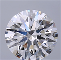 Del inventario de diamantes de laboratorio, 1.21 quilates, Redondo , Color E, claridad VS1 y certificado IGI