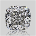 Natural Diamond 0.58 Carats, Cushion with  Cut, F Color, VS2 Clarity and Certified by GIA