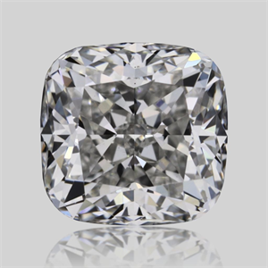 Picture of Natural Diamond 0.58 Carats, Cushion with  Cut, F Color, VS2 Clarity and Certified by GIA