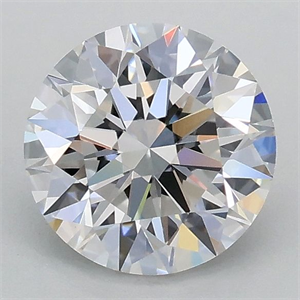 Picture of Lab Grown Diamond 1.04 Carats, Round with Ideal Cut, D Color, VVS2 Clarity and Certified by IGI
