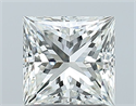 Natural Diamond 1.01 Carats, Princess with  Cut, H Color, VS2 Clarity and Certified by GIA
