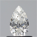 Natural Diamond 0.52 Carats, Pear with  Cut, H Color, VS2 Clarity and Certified by GIA