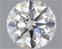 Natural Diamond 1.02 Carats, Round with Excellent Cut, E Color, SI2 Clarity and Certified by GIA