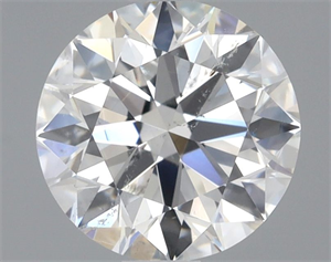 Picture of Natural Diamond 1.02 Carats, Round with Excellent Cut, E Color, SI2 Clarity and Certified by GIA